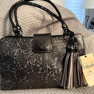 Patricia Nash Glitter Rose Collection Handbag - brand new with tags